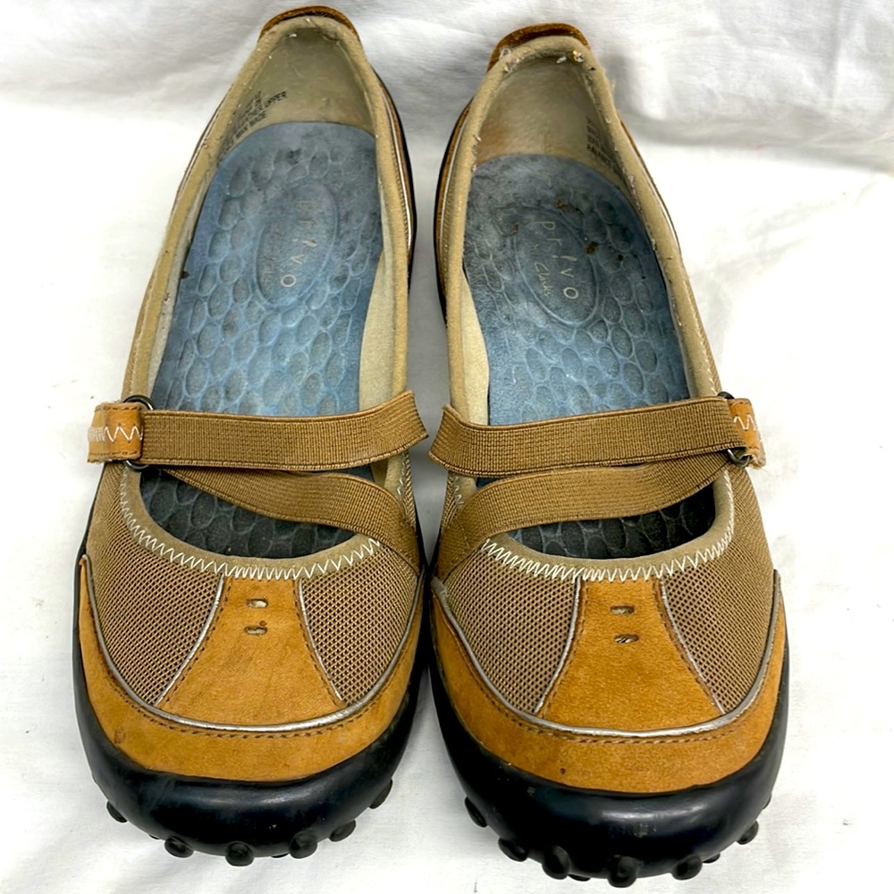 Privo by Clarks leather flat loafers ladies sz 7m